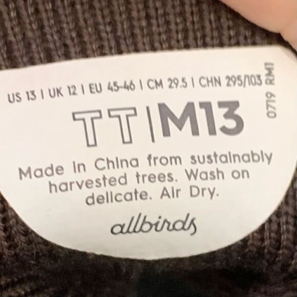 Allbirds Allbirds Tree Topper TT High Top |  Men's Size 13 - Picture 7 of 7